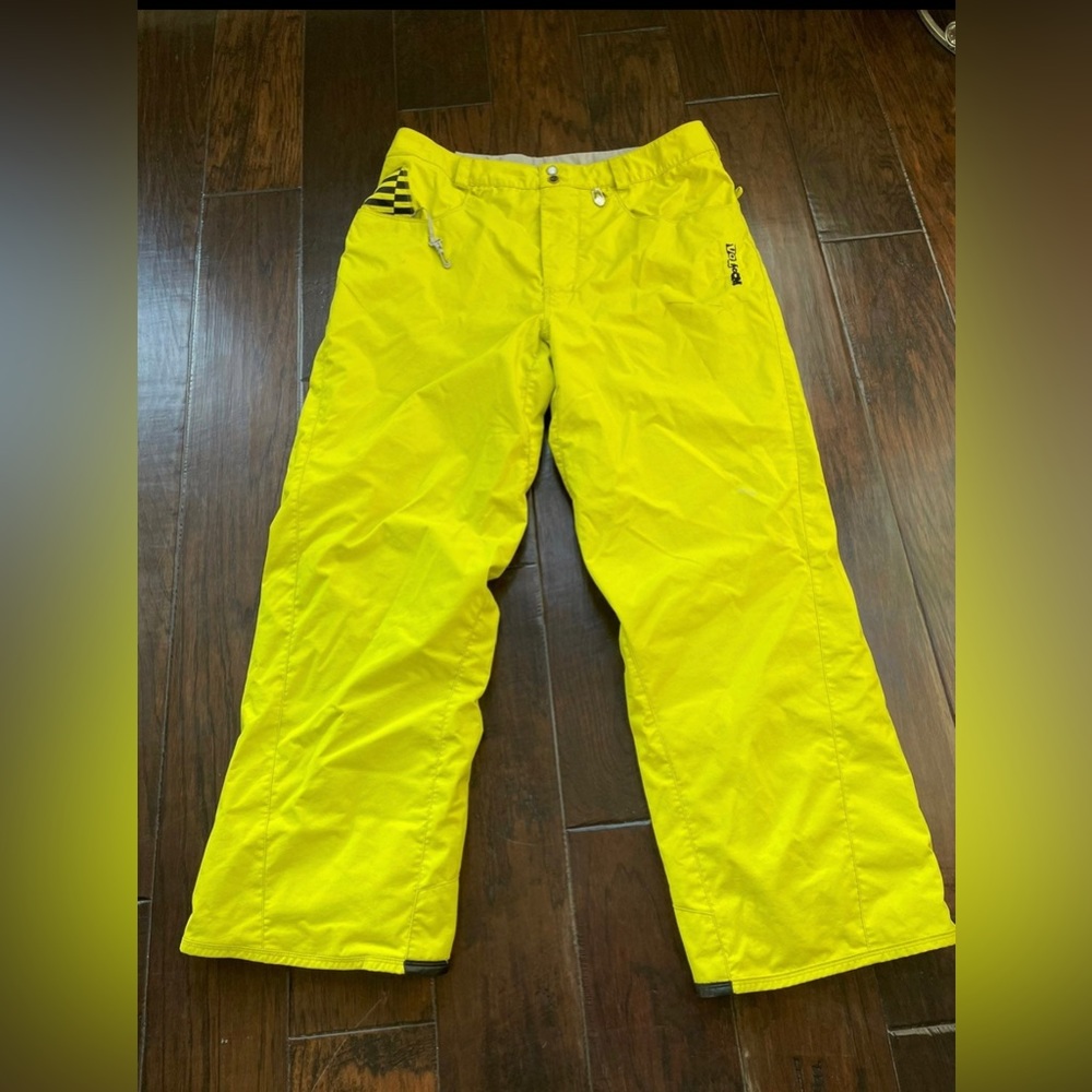 Volcom Snow Ski Snowboard Women’s Insulated Pants Bright Yellow XXL